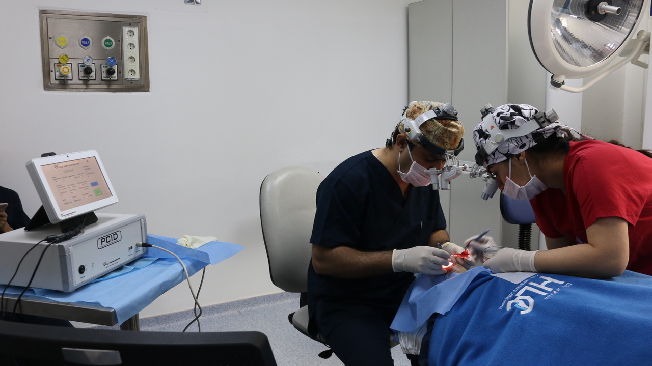 The first FUE Hair Transplant training of 2018 Dr. Aamir and Dr. Madi