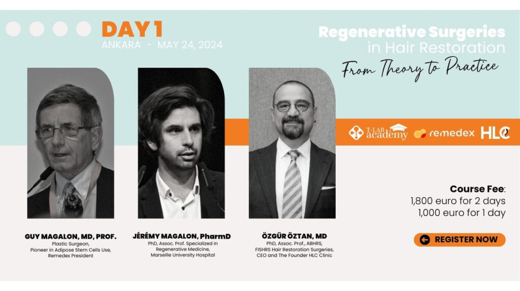 Regenerative surgery in hair restoration training session, HTTC Ankara, May 2024